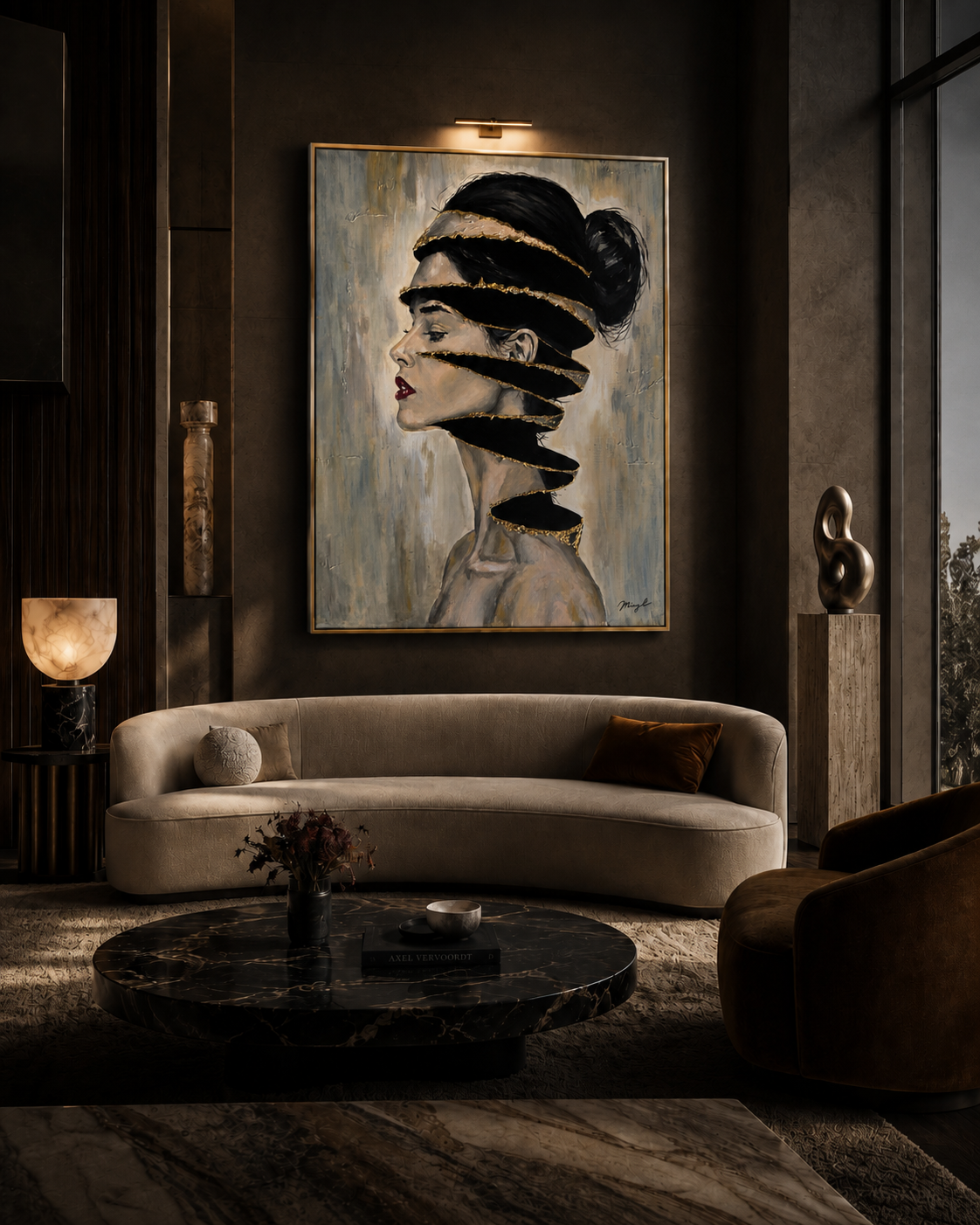 Mockup von Aurea im Raum